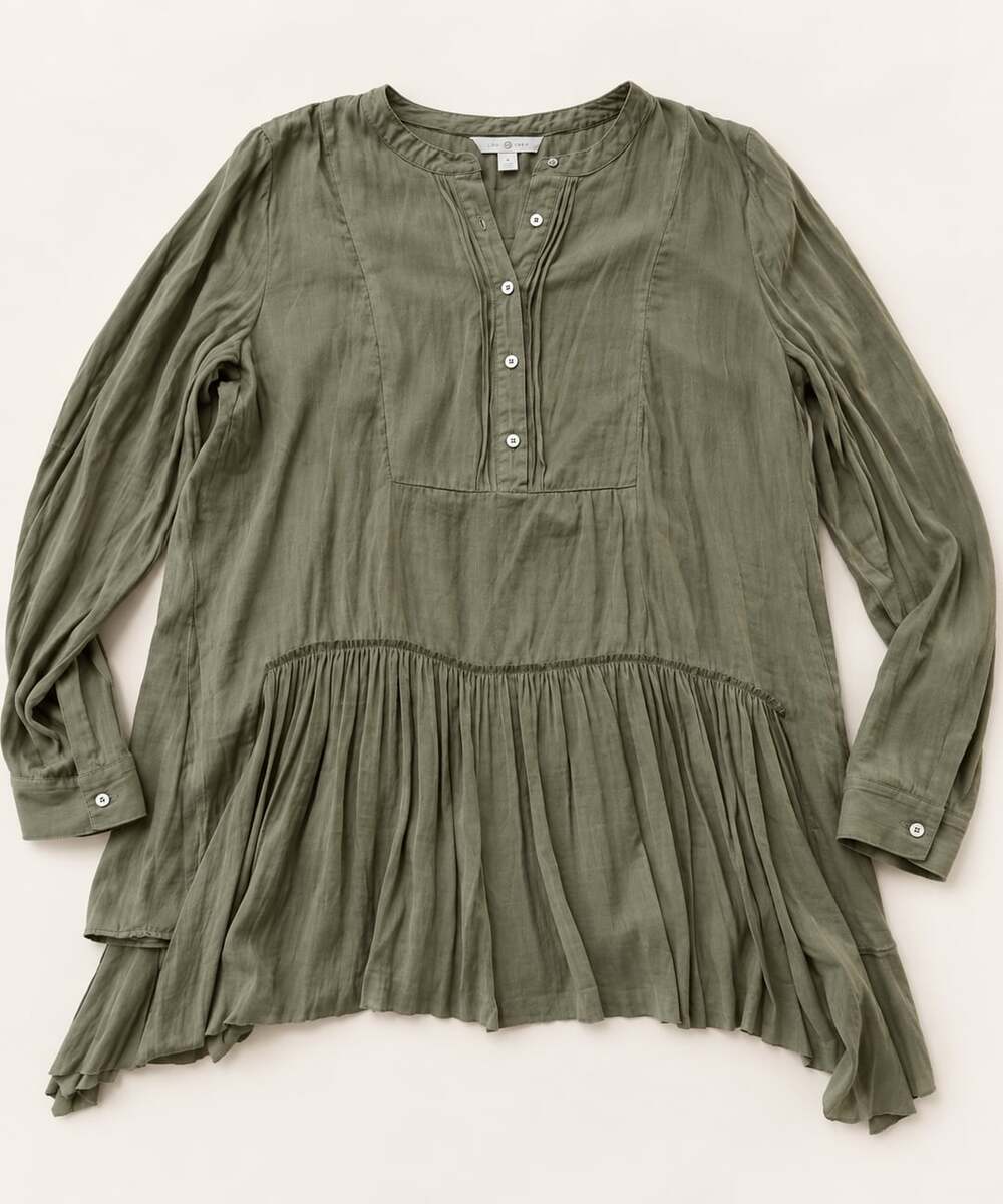 Banana Republic Heritage Collection Blouse Size M Green (L1)